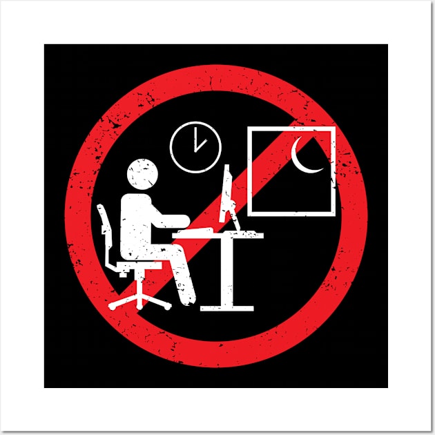 No Crunch Sign Wall Art by CCDesign